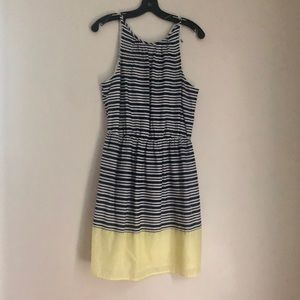 Old Navy Striped Halter Dress